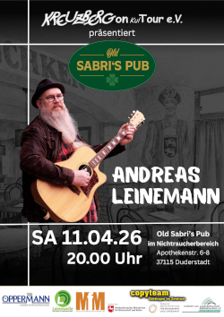 Andreas Leinemann *live* im Old Sabri's Pub